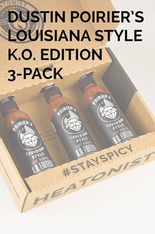 Dustin Poirier Hot Sauce - KO Edition 3 Pack O1