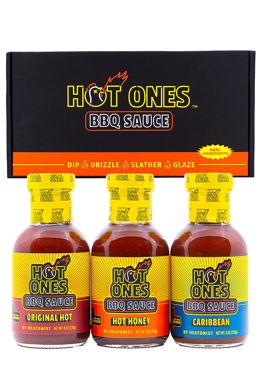 Hot Ones BBQ Trio Pack (Original / Hot Honey / Caribbean) M5