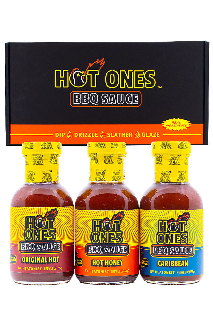 Hot Ones BBQ Trio Pack (Original / Hot Honey / Caribbean) M5