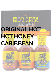 Hot Ones BBQ Trio Pack (Original / Hot Honey / Caribbean) M5
