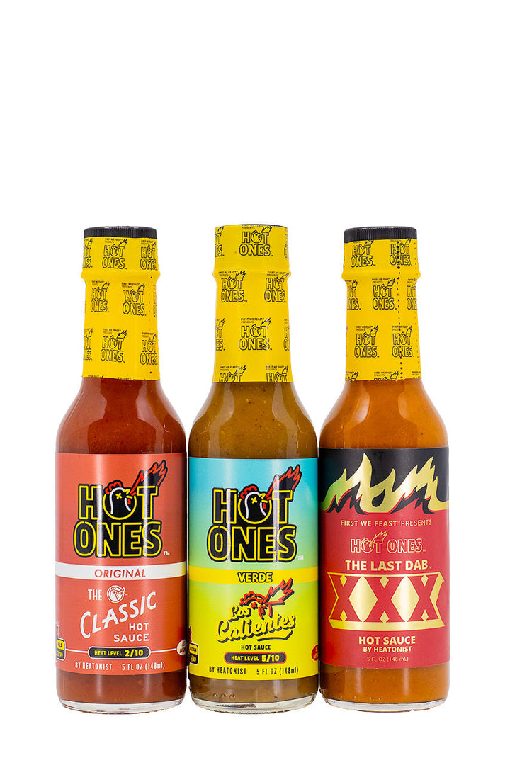 Hot Ones Trio Pack - Original | Hot Ones Hot Sauce A2