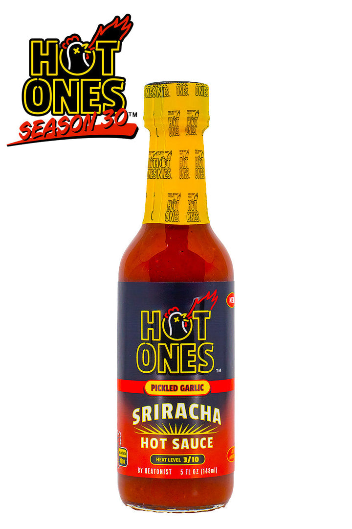 Pickled Garlic Sriracha | Hot Ones Hot Sauce G4