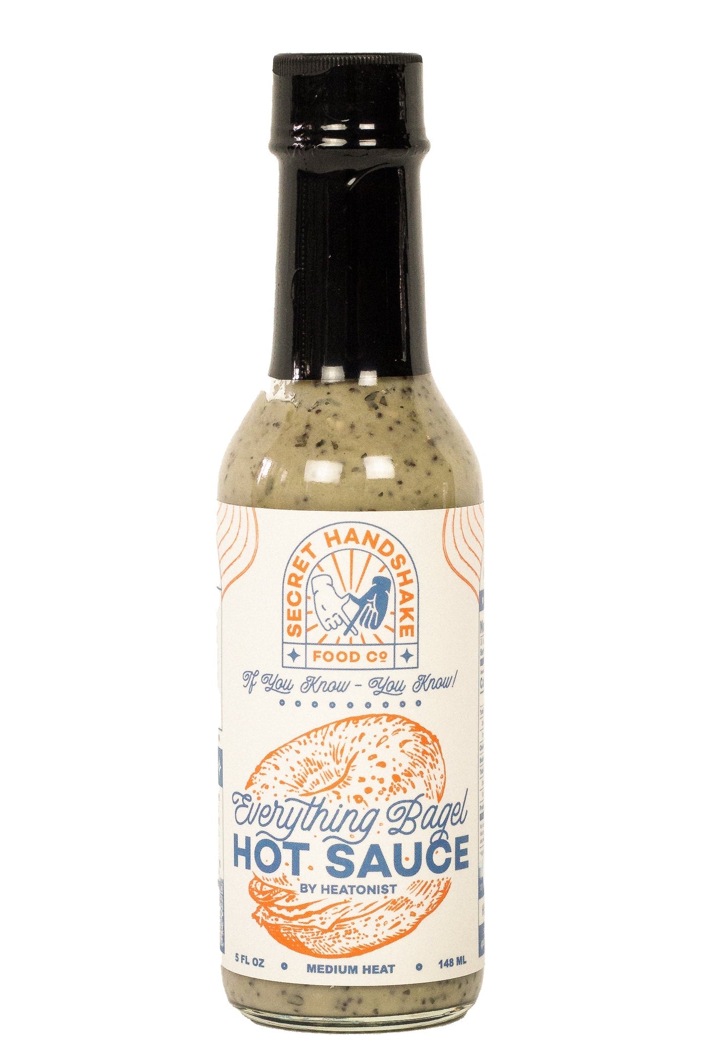 Everything Bagel Hot Sauce | Secret Handshake Food Co L9