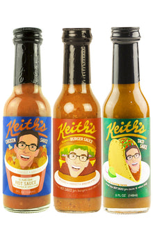 Keith's Hot Sauce Trio Pack J1