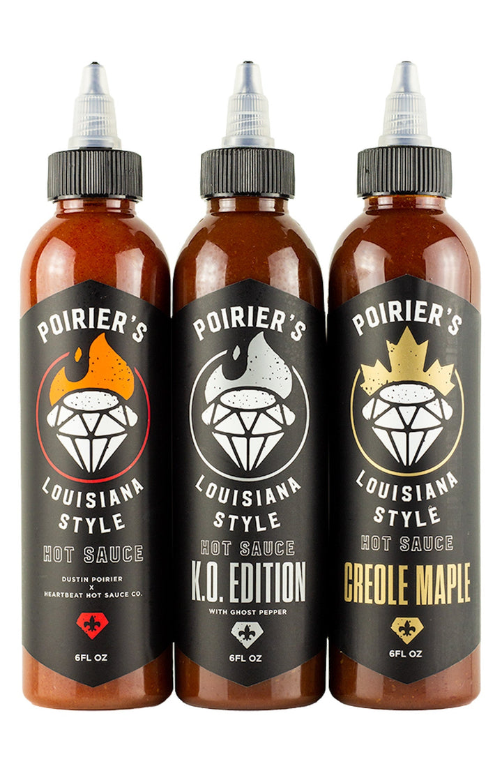 Poirier's Louisiana Style Hot Sauce Trio Pack | Dustin Poirier’s Louisiana Style N6